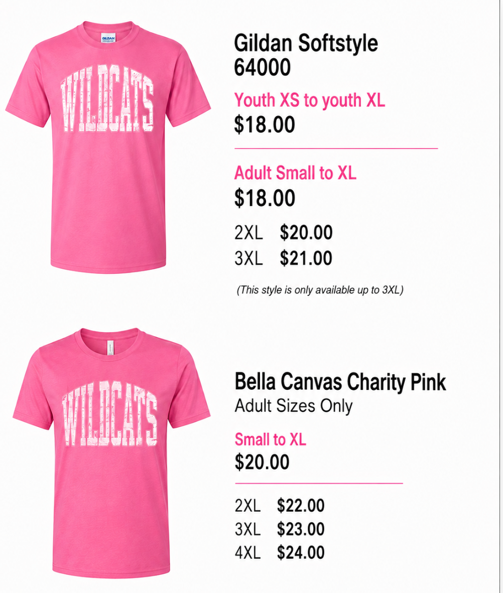 Wildcats - Pink & White