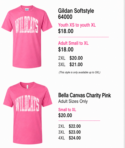 Wildcats - Pink & White